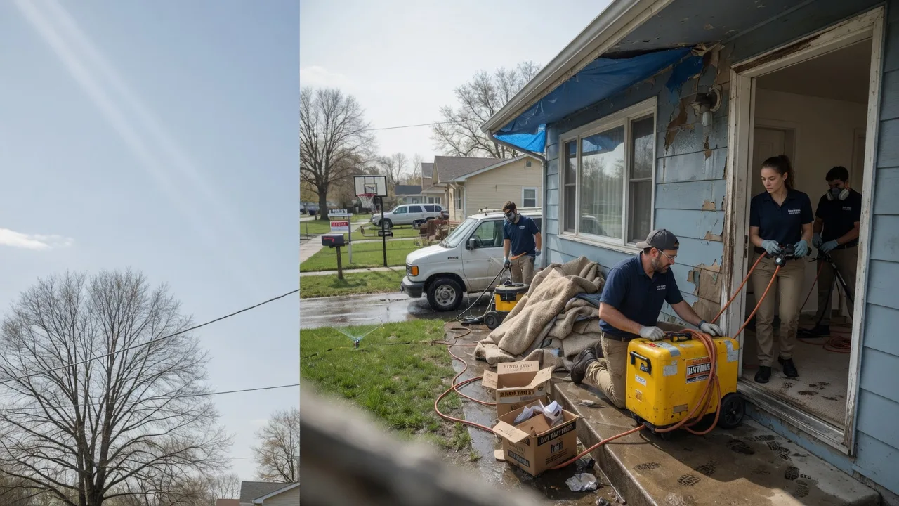 Basement Flood Cleanup in Maud, OK near me